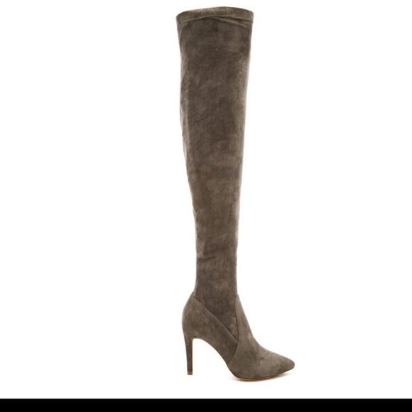 Joie Stretch Jemina B thigh boots in brown size 37 - Picture 11 of 14